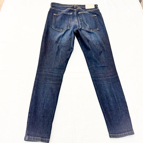 Everlane The High-Rise Skinny Jean Dark Wash Denim Zip Fly Size 27 Ankle - Picture 3 of 8